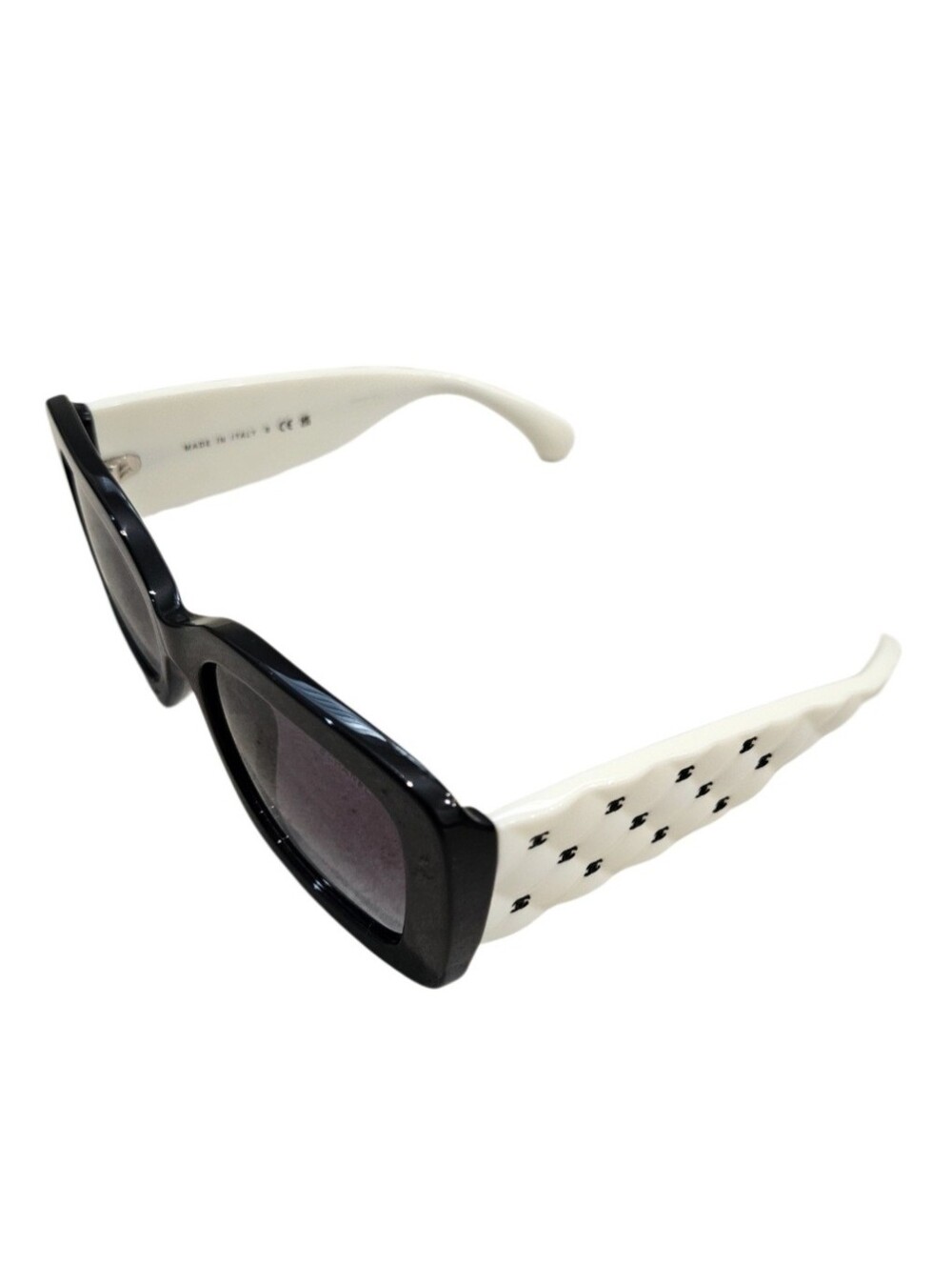 Chanel - Rectangular Sunglasses - Black White Gray Gradient - 5483 - Picture 9 of 12